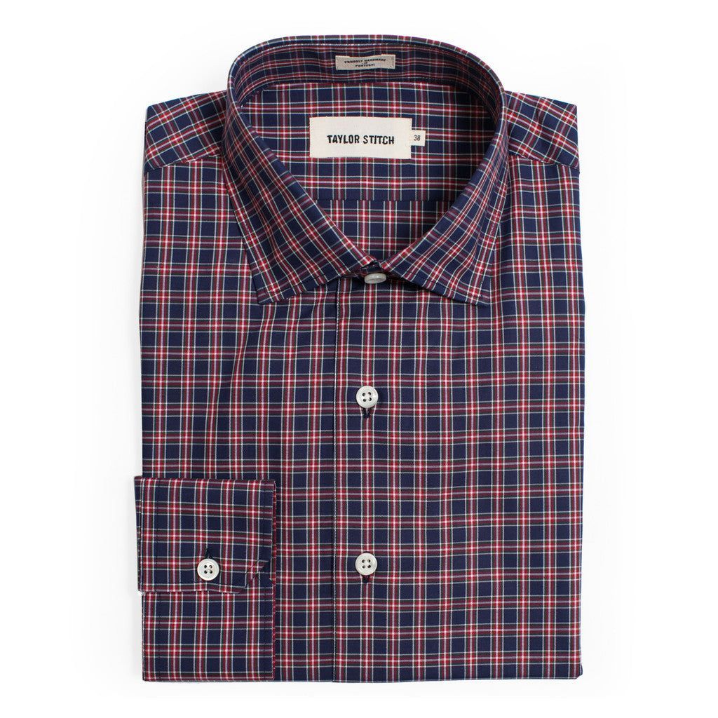 Cuesv Hyde in Navy Plaid