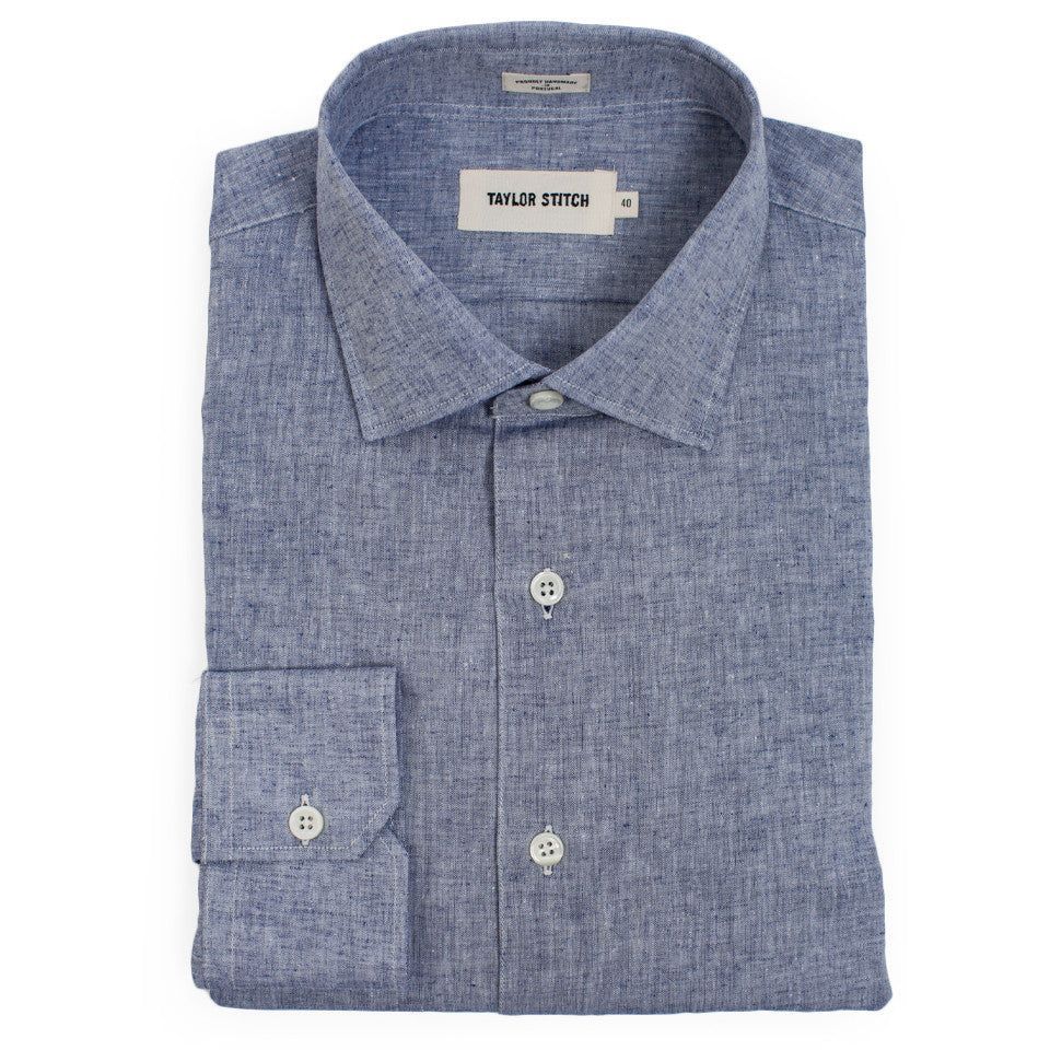 Cuesv Hyde in Indigo Cotton and Linen