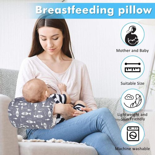 Baby Bottle - feeding Head Support, Slide - in Nursing Arm Pillow for Breastfeeding