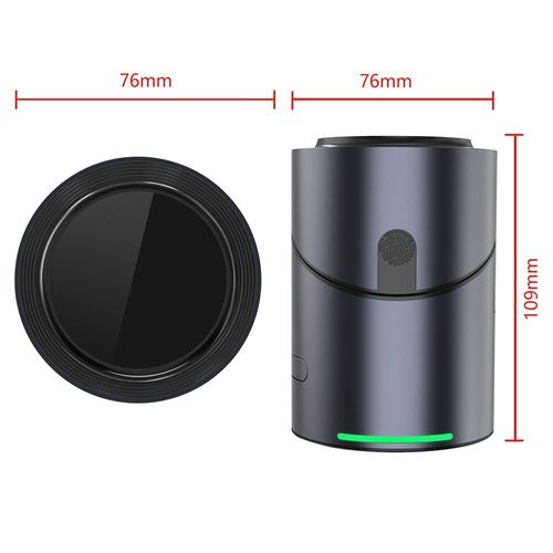 Multi-function travel magnetic fast wireless charging station type c aluminum rotating 3 in 1 cube wireless charger stand