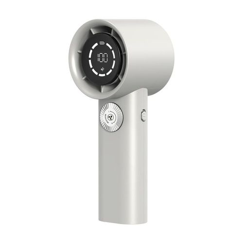 Handheld small fan with 100 - speed settings.