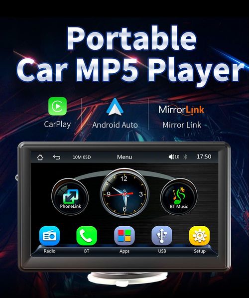 X500W Portable 7-inch CarPlay Screen for Vehicles