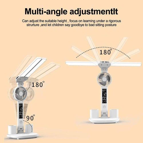 Multifunctional modern folding lamp for the USB-enabled bedroom table