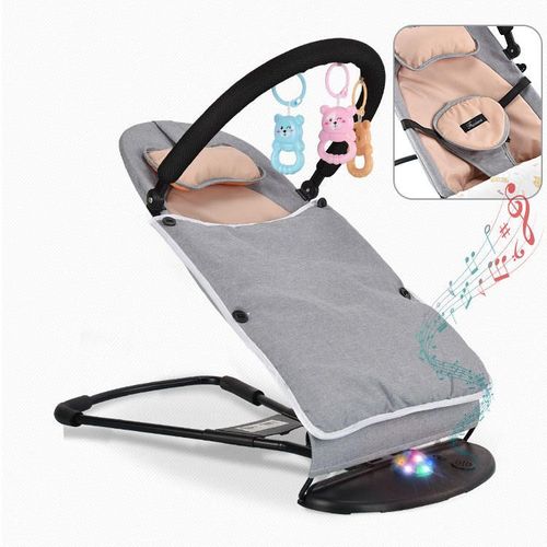 Baby Bouncer Seat Bonus Travel Carry Case Safe Portable Chair with Adjustable Height Positions Infant Sleeper Bouner Seat