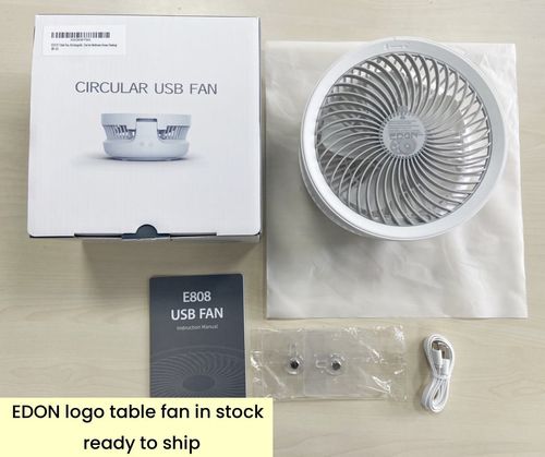 Manufacturer China Home Usb Rechargeable Table Wall Mini Electric Portable Desk Fan Charge Battery Desktop Fan With Led Light