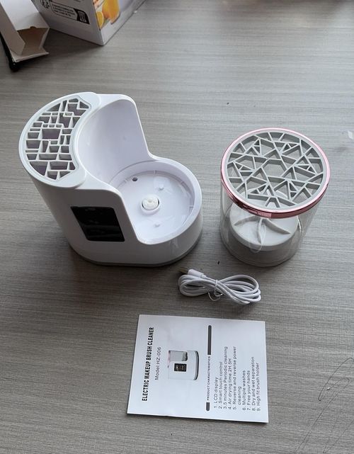 Multi-Functional Automatic USB Cosmetic Brushes Cleaner Tool Electric Makeup Brush Cleaner Machine with Brush Dryer