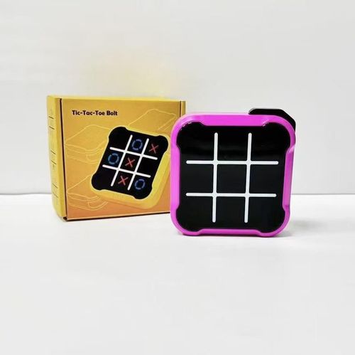 Tic-Tac-Toe Bolt, a compact and portable chess puzzle toy