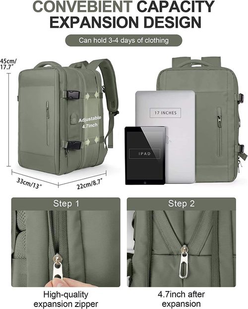 Large-capacity Outdoor Travel Laptop Backpack with Double Straps