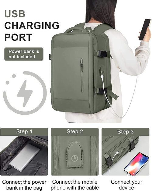 Large-capacity Outdoor Travel Laptop Backpack with Double Straps
