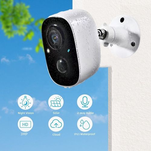 VicoHome 3-megapixel 2K wireless battery-powered spotlight Wi-Fi version surveillance camera