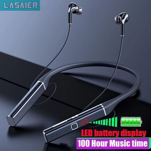 S720 TWS 100 Hours Wireless Led Earphone Magnetic Neckband Headphone Sport Waterproof Noise Cancelling Headset With Mic