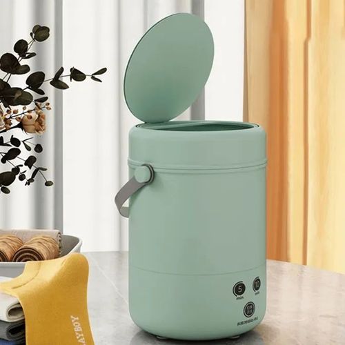 A 4 to 5-liter mini portable washing machine with a touch screen design
