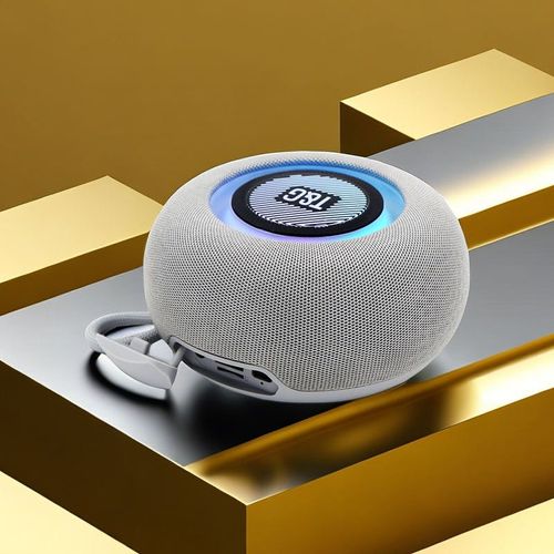 High-quality Mini Portable Bluetooth Wireless Speaker TG411, equipped with colorful RGB lights