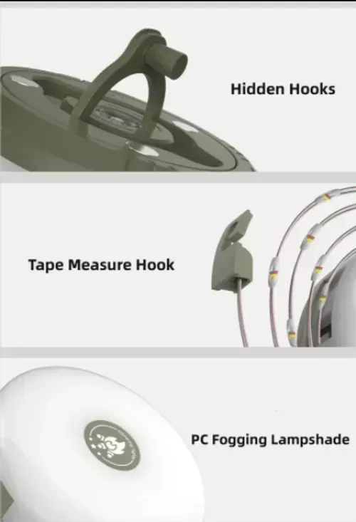 Multi functional four in one design camping light string
