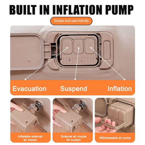 Household Dual Height Camping Gear for Single People Auto-inflating Stable Comfortable Mattress