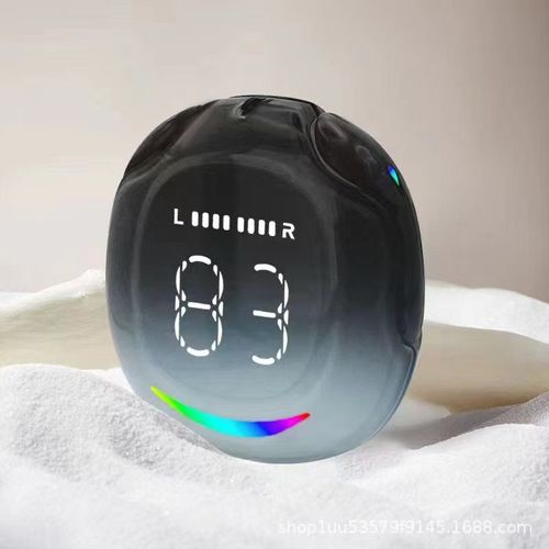 NEW T9 TWS Led Digital Display Wireless Earphones Gradient Color Headphones Sport Gaming Headsets Noise Earbuds Colorful Cover