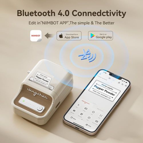 NiiMbot B21 No Ink Android&IOS Label Maker Printer Thermal bluetooth Thermal Printer
