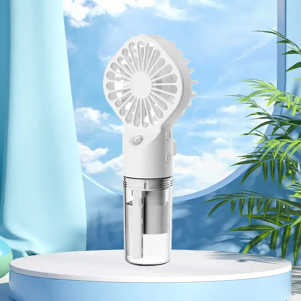 2025 Hot Selling Hand-held Spray Mini Fan Portable Rechargeable Outdoor Humidification Cool Mist Handheld Fans