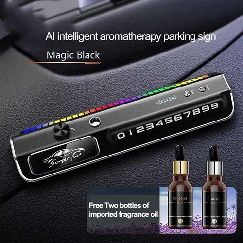 In - car aromatherapy music - sensing ambient light
