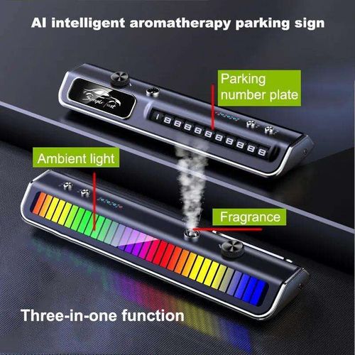 In - car aromatherapy music - sensing ambient light
