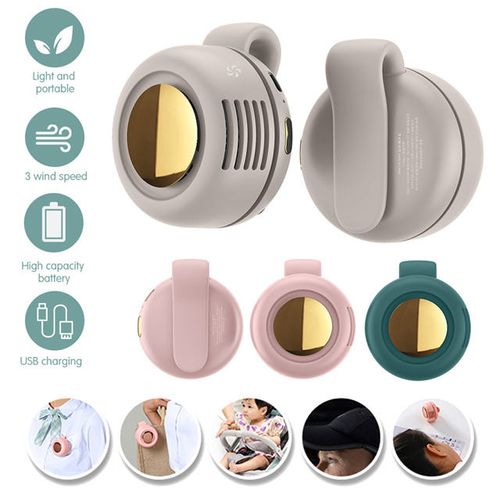 20025Usb Mini Rechargeable Portable Hanging Neck Fan
