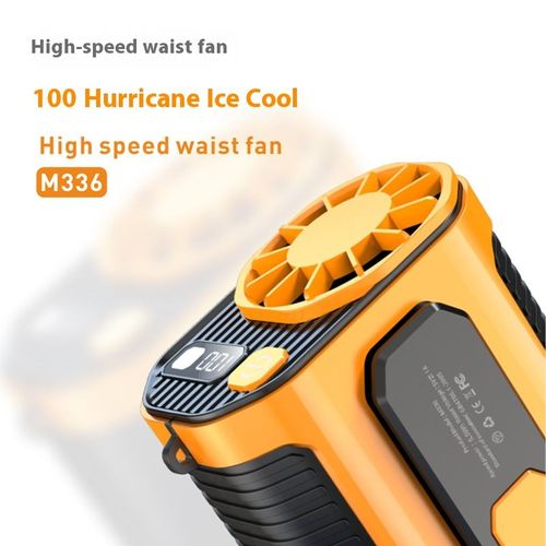 Portable USB Charging 100 Speed High Speed Upgrade Waist Clip Wearable Fan