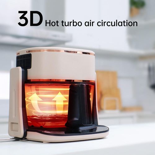 Smart Electric Cooker Multifunctional Air Fryer Steamer All in One Nonstick Coating Electric Hot Pot Cooker