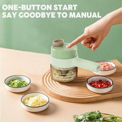 Wireless Electric Vegetable Cutter Portable Rechargeable Food Processor Chopper Machine for Pepper Garlic Onion