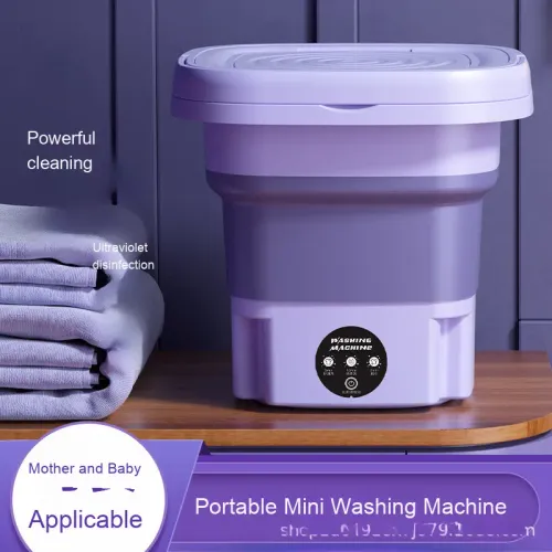 Portable Mini Foldable Household Washing Machine for Students Dormitory Intimates Cleaning Cross-Border Consumer Electronics