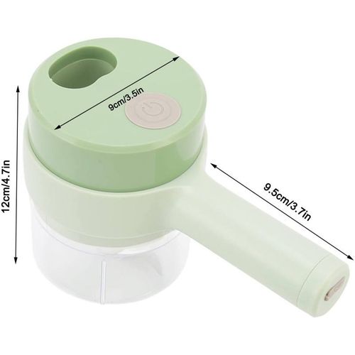 Wireless Electric Vegetable Cutter Portable Rechargeable Food Processor Chopper Machine for Pepper Garlic Onion