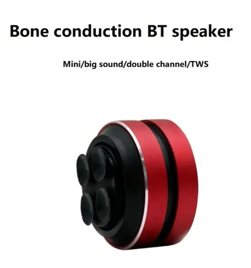 C801 Bone Conduction BT Vibration Stereo Audio Digital Wireless Portable TWS Sound Box Turns Anything to Speaker Custom LOGO
