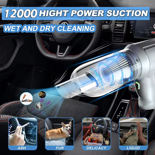 Powerful Car Vacuum Cleaner Wireless Blowing Suction One High Power Vehicle Laptop Multifunction Portable Smart Vacuum Cleaner