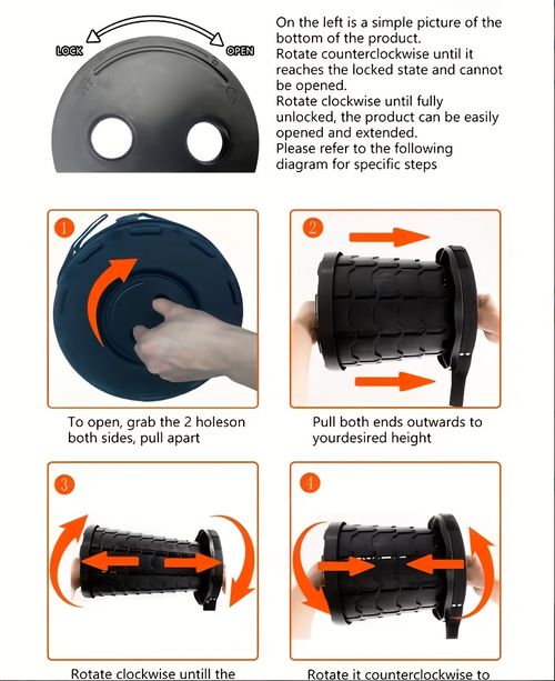 Portable Folding Cylindrical Stool