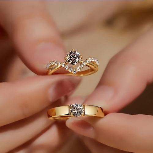 Couple Engagement Rings