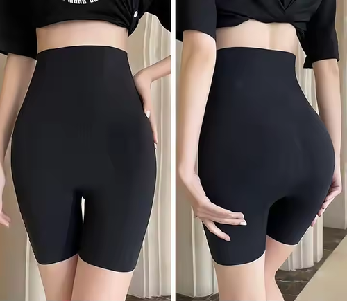 5D magic floating pants nylon high quality high waist hip lifting abdomen pants waist shaping seamless three-point leggings