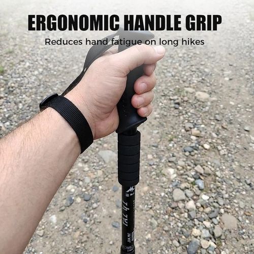 Adjustable Aluminum Alloy Trekking Pole – Durable, Shock-Absorbing, Lightweight