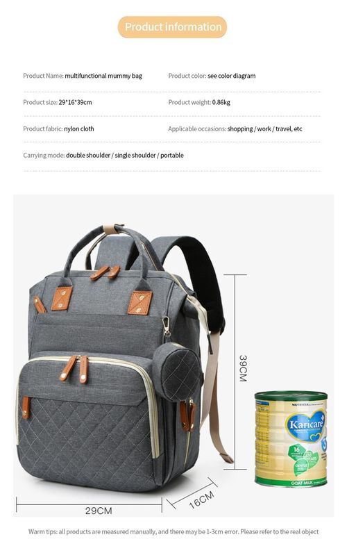 🎀Extra‑Large Capacity Foldable 3‑in‑1 Diaper Bag   MaternityBaby Bag  ✨with USB Charging Port 👶💖