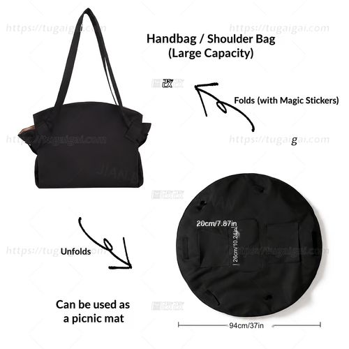 🎒Large-capacity shopping bag, travel🏕️, fitness🏃, camping storage shoulder crossbody bag. Stylish and portable✨, fits various scenarios, easy to carry outdoors.