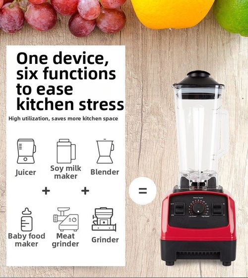 🔥High‑power household multifunctional blender 🛠️with dual jars—suitable for fruits, grains, and various types of meat🥩🍇