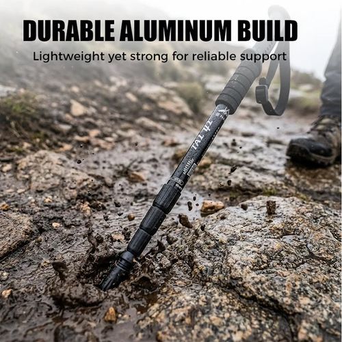 Adjustable Aluminum Alloy Trekking Pole – Durable, Shock-Absorbing, Lightweight