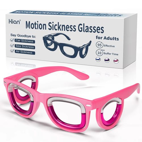 Anti-Motion Sickness Glasses   Ultra-Light Ergonomic Design for Cars Travel Cruises   Portable Nausea Relief