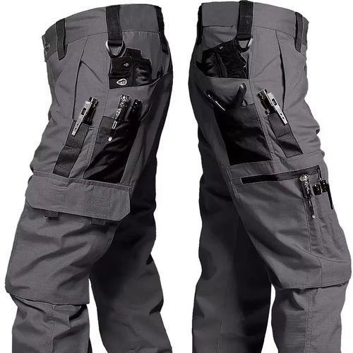 New Tactical Work Pants Men Outdoor Cargo Trousers Multi-pocket Waterproof Pant Autumn Spring Outdoor Workwear Hiking Trousers