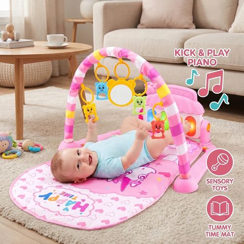 🎵3-in-1 Musical Interactive Piano Pedal🎈 Exercise, Crawling Play Mat🎗️