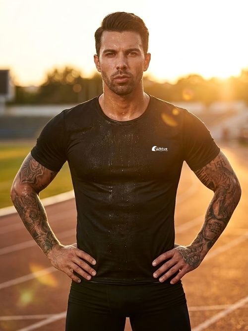 Men Sweat Sauna T-shirt Waist Trainer Suit Body Shapers Shapewear Corset Underwear Belly Control Fitness Fat Burn Tops