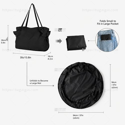🎒Large-capacity shopping bag, travel🏕️, fitness🏃, camping storage shoulder crossbody bag. Stylish and portable✨, fits various scenarios, easy to carry outdoors.