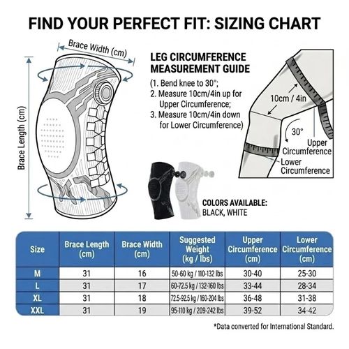 Smart Knob Knee Brace 1Pc Patella Gel Pad Lateral Stabilizer Compression Support For Joint Pain Relief Recovery Home Gym Wear