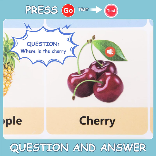 English Words Book Kids English Words Book With Sound Educational Vocabulary Studying Companion For Home 2-6 Years Old Girls