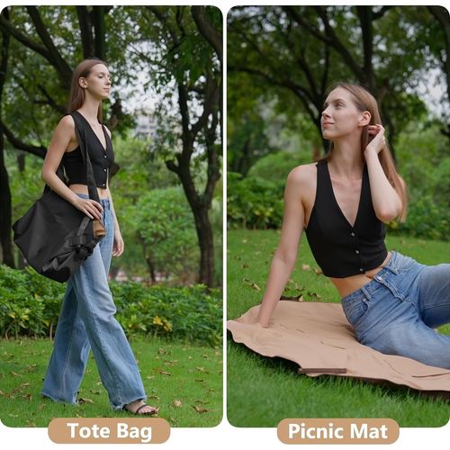 🎒Large-capacity shopping bag, travel🏕️, fitness🏃, camping storage shoulder crossbody bag. Stylish and portable✨, fits various scenarios, easy to carry outdoors.