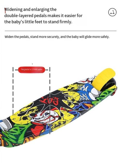 ✨Super fun kids scooter🛴 all children adore Light foldable pedal, easy to carry for outdoor trips 🌳 Suitable for boys 👦 and girls 👧 aged 3+ Glowing flashing wheels🌟 shine on every walk Stable smooth riding for park and family outings Solid safe structure for worry-free play Compact fold design saves much space at home 🏠