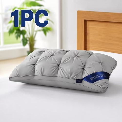 2-Piece Sleep Pillow Set, Soft Supportive Bed Pillows, Suitable for Back, Stomach, or Side Sleeping Luxury Hotel Pillows